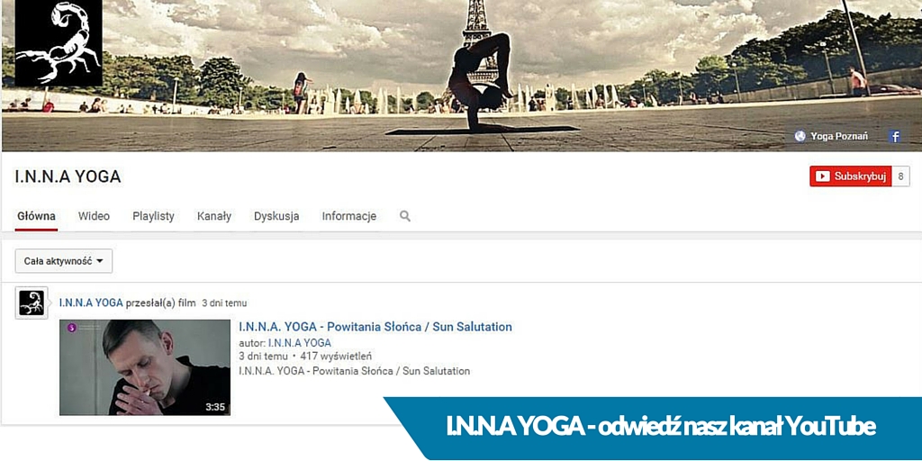 I.N.N.A YOGA - kanał YouTube
